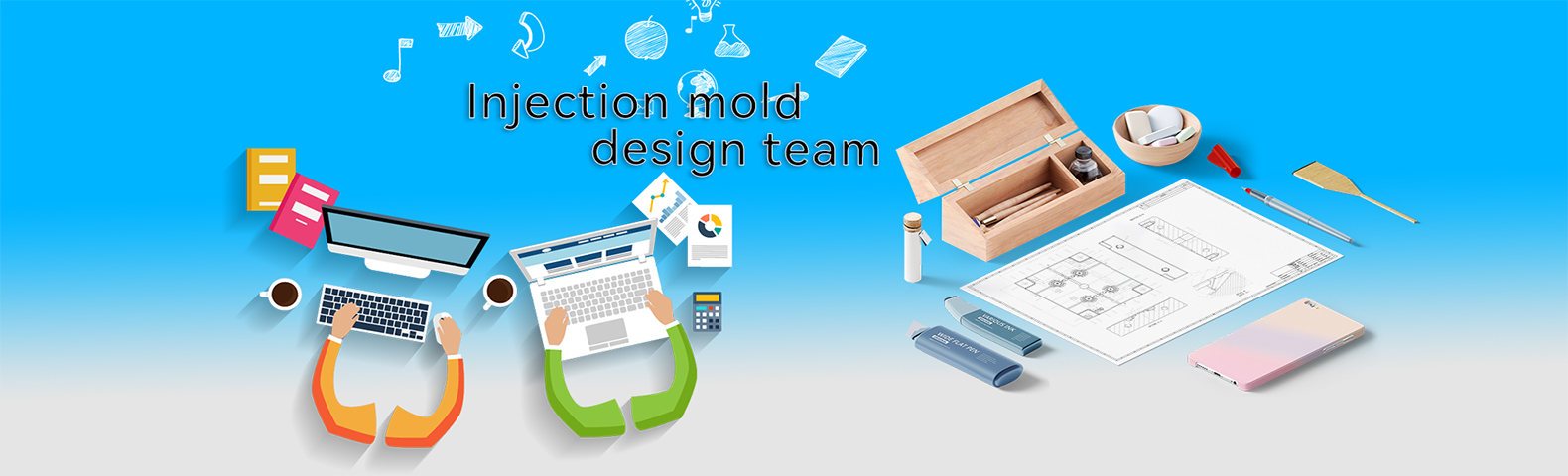 Injection mold design team