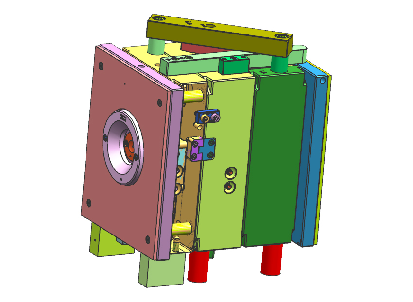 3D cold runner injection mold Case 2