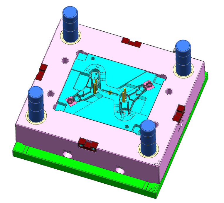 auto parts fix half injection mould